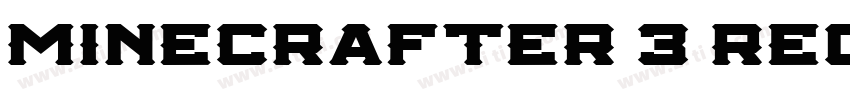 MineCrafter 3 Regula字体转换